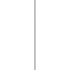 Geen Hockeystickprofiel kunststof antraciet 8x21 mm 260cm