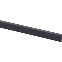 Geen Hockeystickprofiel kunststof antraciet 8x21 mm 260cm