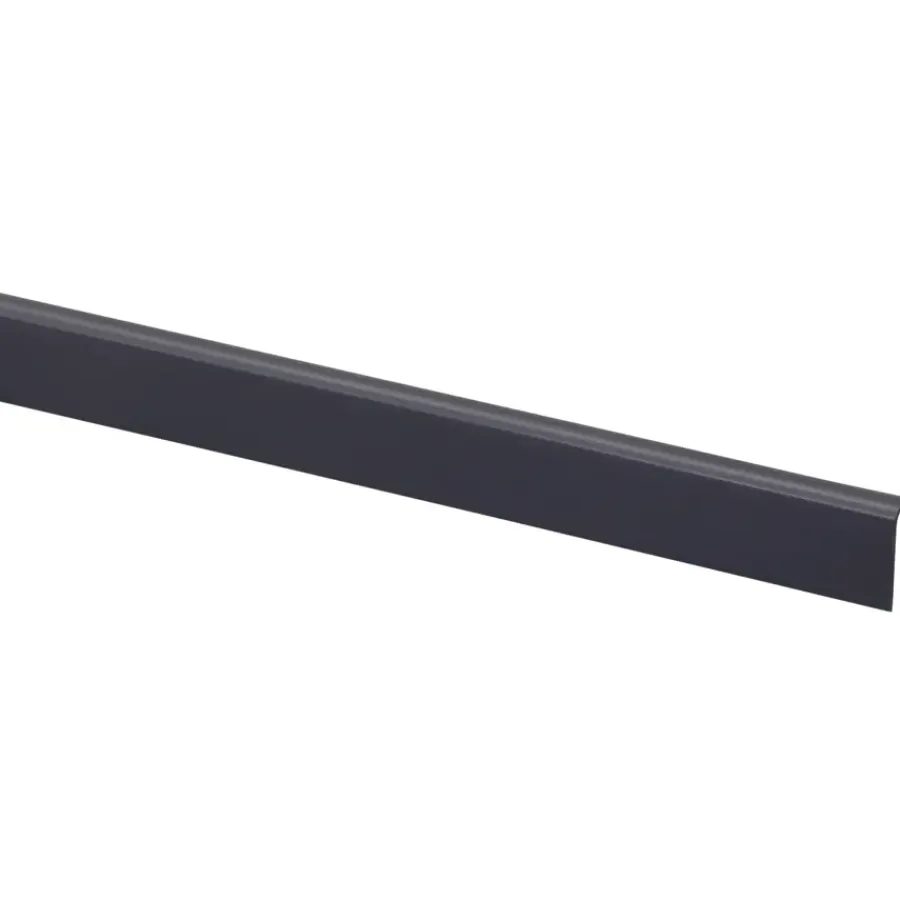 Geen Hockeystickprofiel kunststof antraciet 8x21 mm 260cm