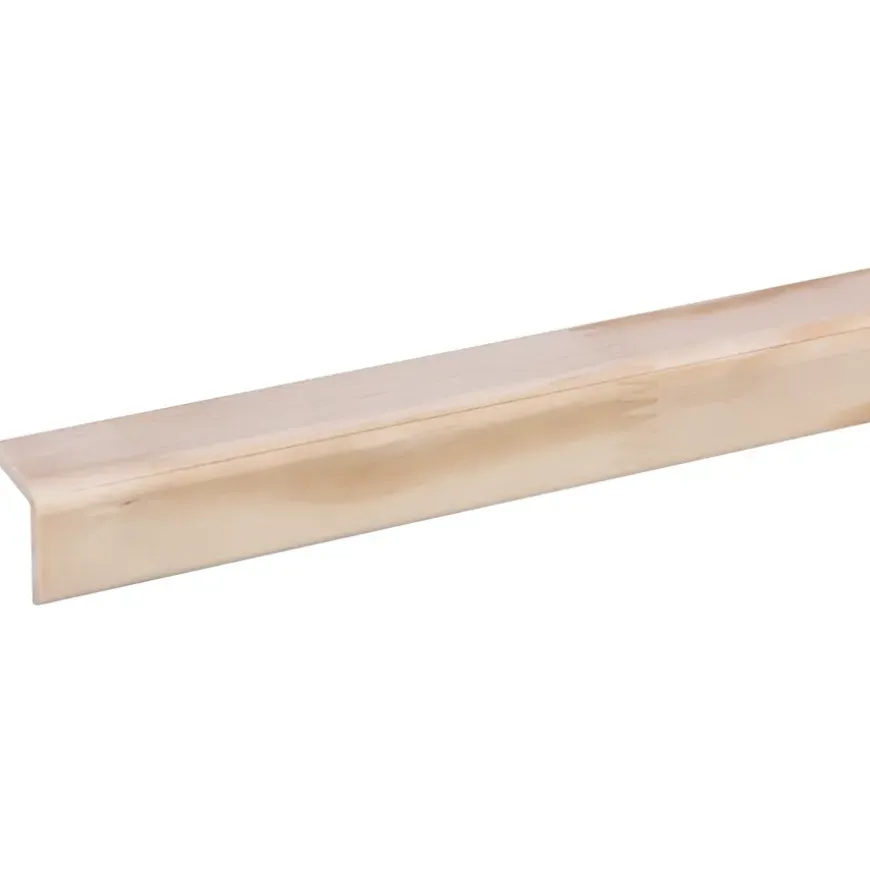 Hoeklat grenen 27x27 mm lengte 270 cm