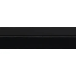 Hoeklat grenen zwart gelakt 27x27mm 270cm