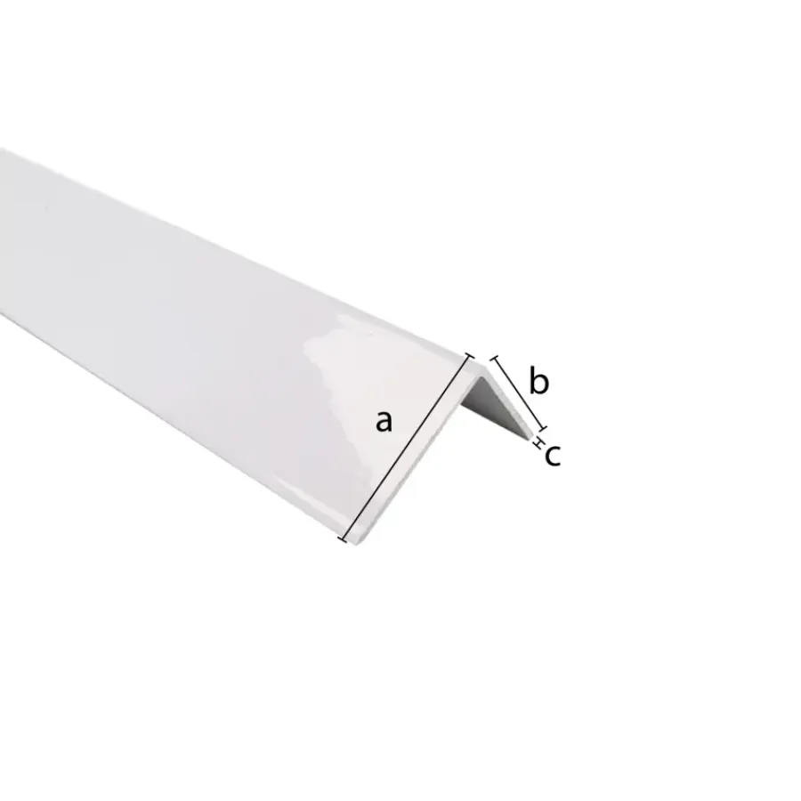 Geen Hoekprofiel aluminium wit 15x15x1x2600mm