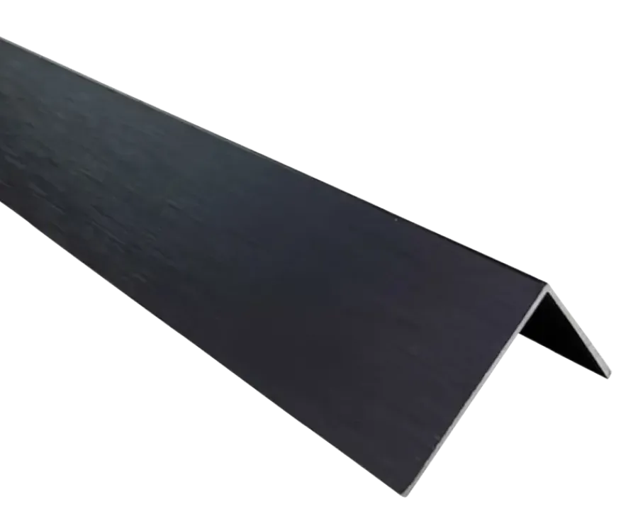 Geen Hoekprofiel aluminium zwart 20x20x1x1000 mm
