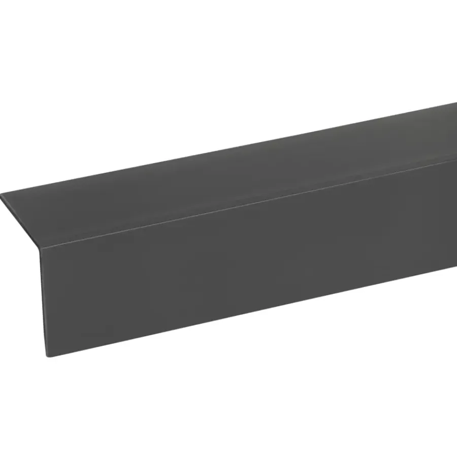 Geen Hoekprofiel antraciet 30x30mm 260cm zelfklevend