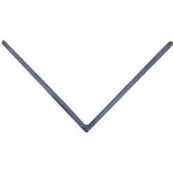 Geen Hoekprofiel antraciet 30x30mm 260cm zelfklevend