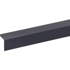 Hoekprofiel kunststof antraciet 30x30 mm 260 cm