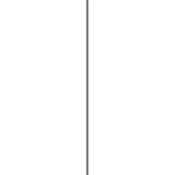 Hoekprofiel kunststof antraciet 20x20 mm 260 cm