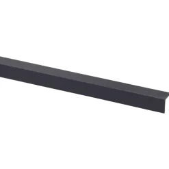 Hoekprofiel kunststof antraciet 15x15 mm 260 cm