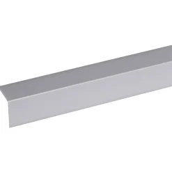 Hoekprofiel kunststof RVS look zelfklevend 25x25mm 260cm