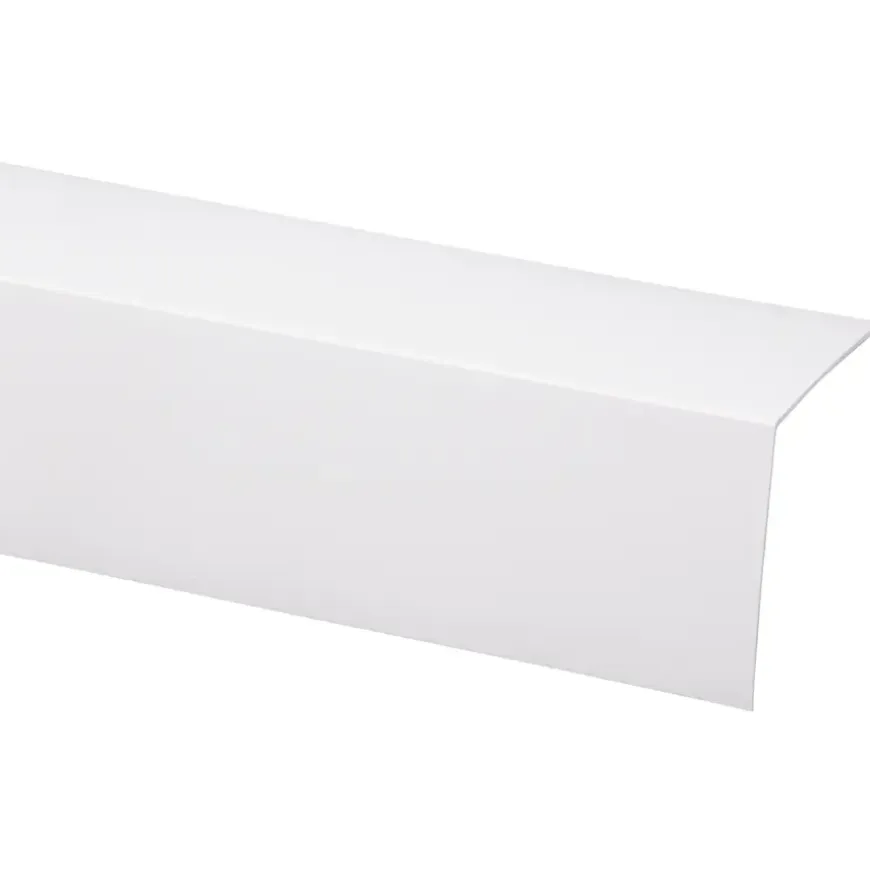 Hoekprofiel kunststof wit 40x40 mm 260 cm