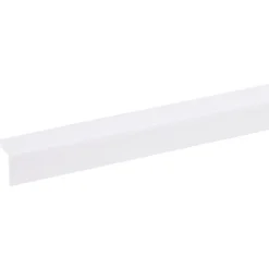 Hoekprofiel kunststof wit 20x20 mm 260 cm