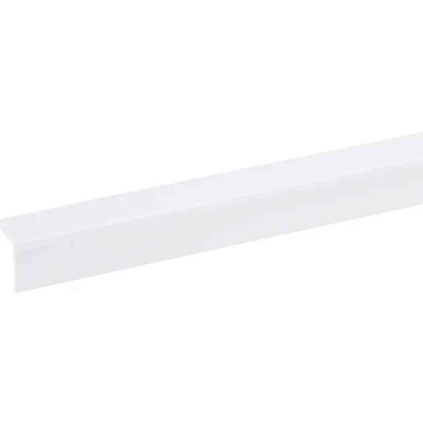 Hoekprofiel kunststof wit 20x20 mm 260 cm