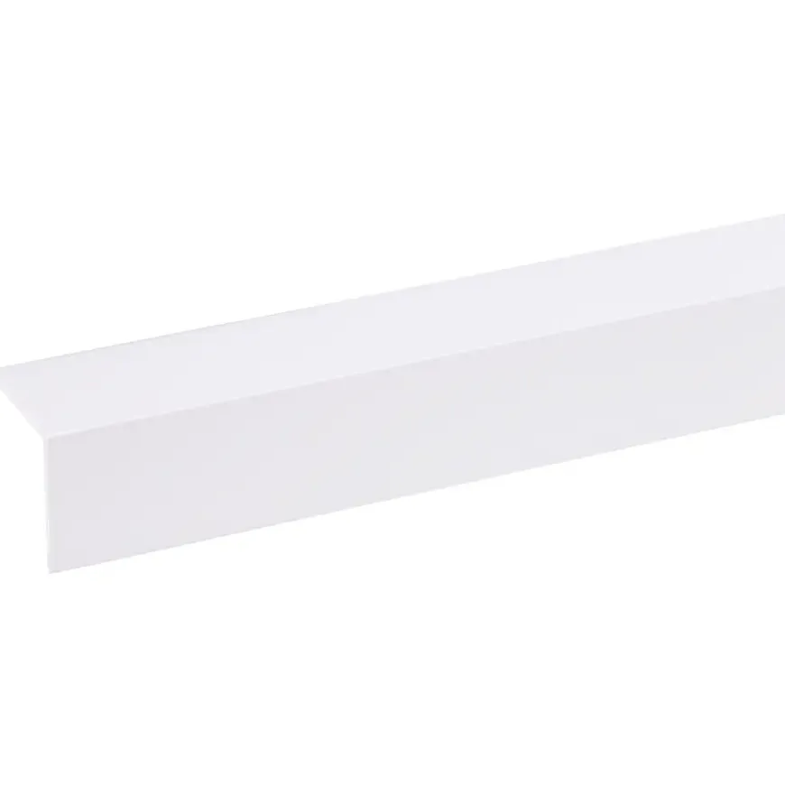 Hoekprofiel kunststof wit 30x30 mm 260 cm