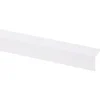 Hoekprofiel kunststof wit 25x25 mm 260 cm