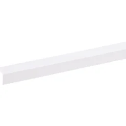 Hoekprofiel kunststof wit 15x15 mm 260 cm