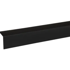 Hoekprofiel kunststof zwart 50x50mm 260 cm