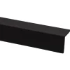 Hoekprofiel kunststof zwart 30x30 mm 260 cm
