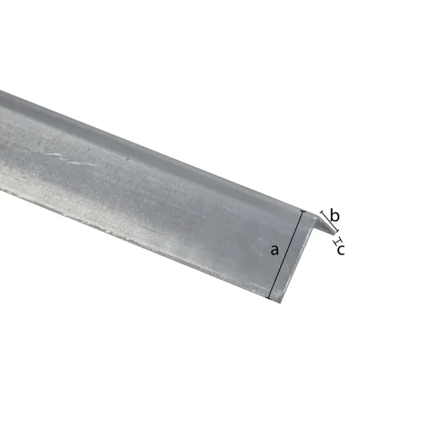 Geen Hoekprofiel staal gegalvaniseerd 35x35x1.5x2000mm