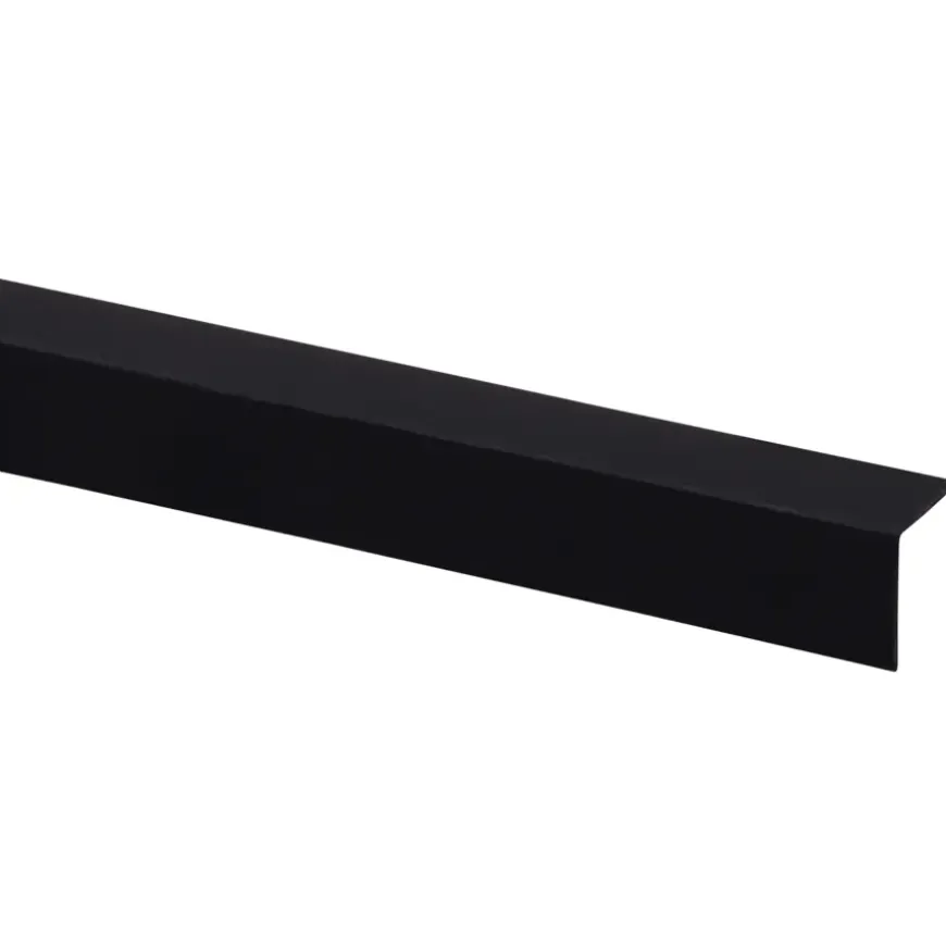 Hoekprofiel zwart 25x25mm 260cm