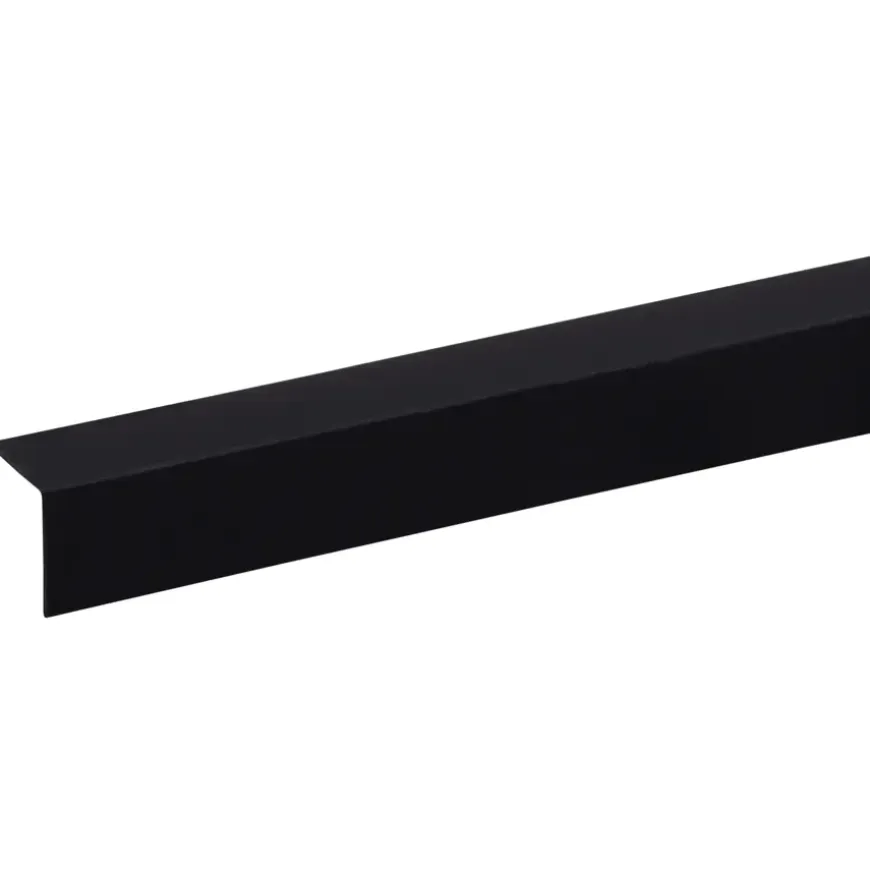 Hoekprofiel zwart 25x25mm 260cm