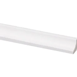 Hollat grenen wit gelakt 16 x 16 mm 270 cm