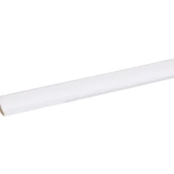 Hollat MDF 13x13 mm wit gegrond lengte 260 cm