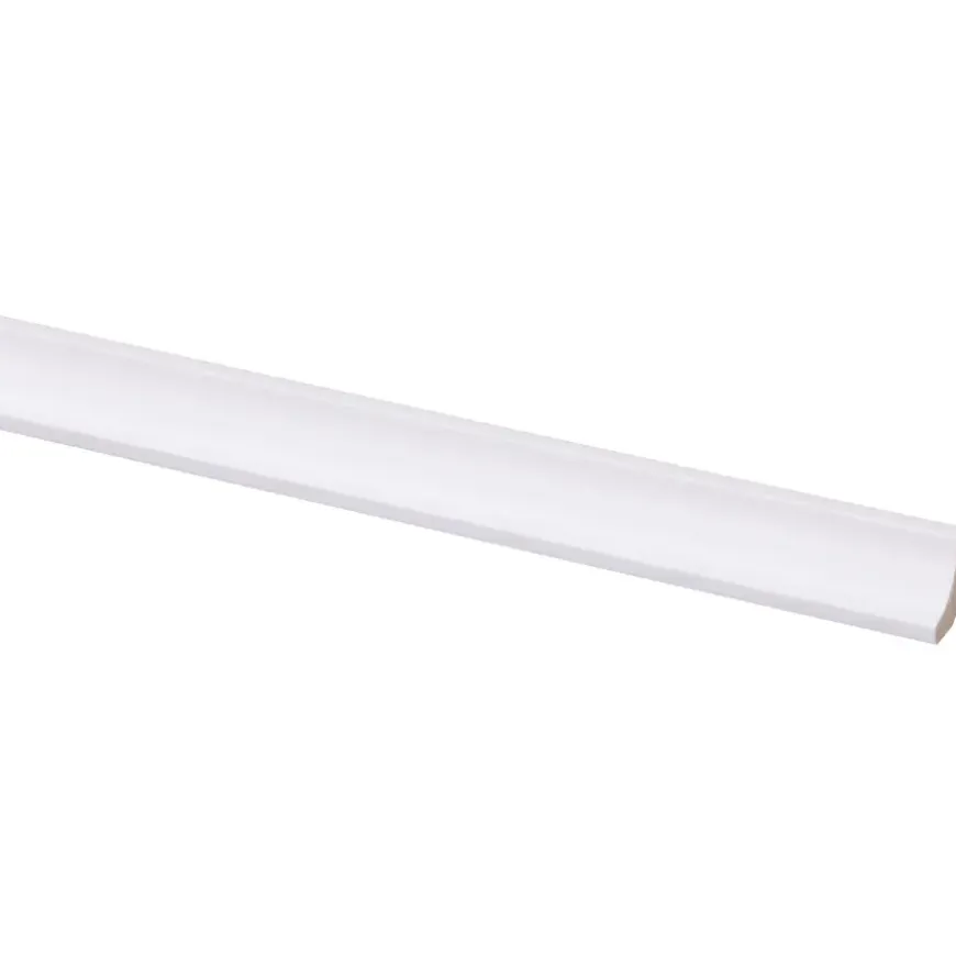 Hollat MDF zelfklevend 13x13 mm wit lengte 260 cm