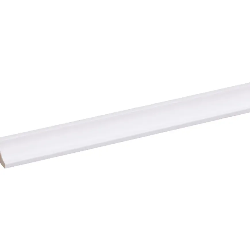 Hollat MDF zelfklevend 13x13 mm wit lengte 260 cm