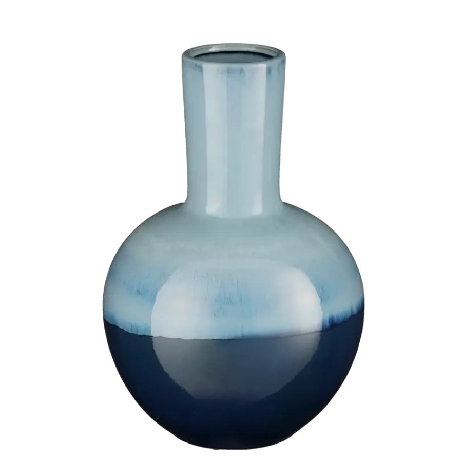 Geen Holm vaas blauw - h42xd28,5cm