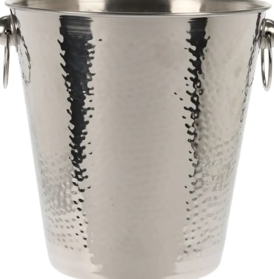 Geen Home & Styling champagne/wijnkoeler RVS Ø 20 cm