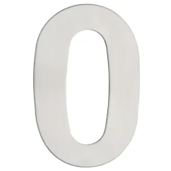 Huiscijfer 0 RVS