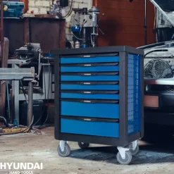 Hyundai gereedschapswagen met 7 lades incl. 175-delige gereedschapsset