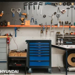 Hyundai gereedschapswagen met 7 lades incl. 175-delige gereedschapsset