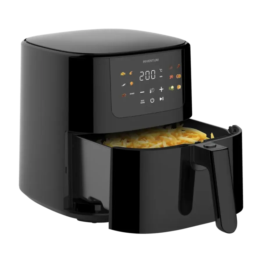 Inventum GF501HLDB Airfryer 5L Zwart 1500W