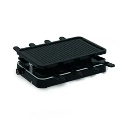 Inventum GR803B Gourmetset 8 persoons - 1200 watt Zwart