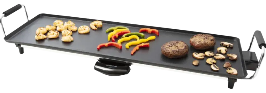 Inventum TP700 Teppanyaki grill – 70x23 cm tafelgrill – PFAS-vrij – 1800W – Zwart/RVS