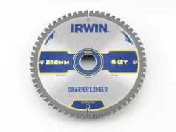 Irwin afkortzaagblad 60T voor hout / laminaat / MDF- 216 x 30 mm