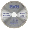 Irwin diamantschijf voor haakse slijper Ø125 mm. Voor kermamiek.
