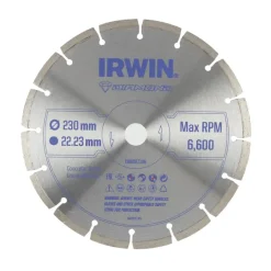 Irwin diamantschijf voor haakse slijper Ø230 mm (steen en beton)