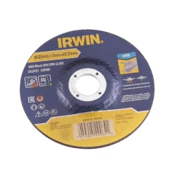 Irwin haakse slijper doorslijpschijven voor metaal - 6 stuks - Ø125 x 3 mm
