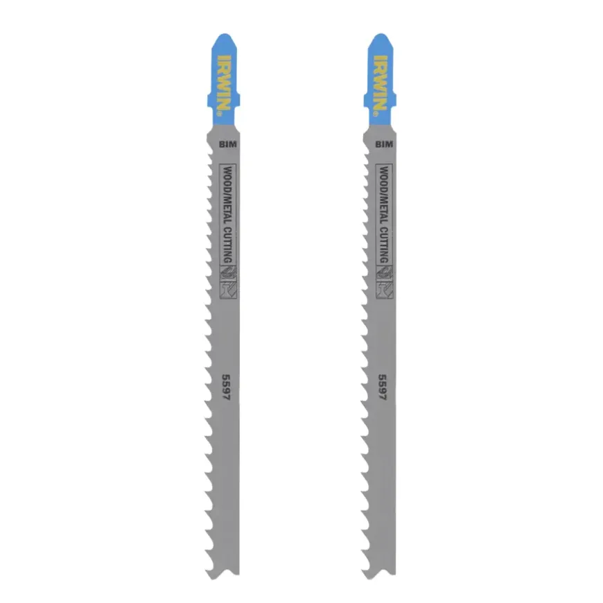 Irwin Pro decoupeerzaagblad bi-metaal T-aansluiting voor hout en metaal - 2 stuks