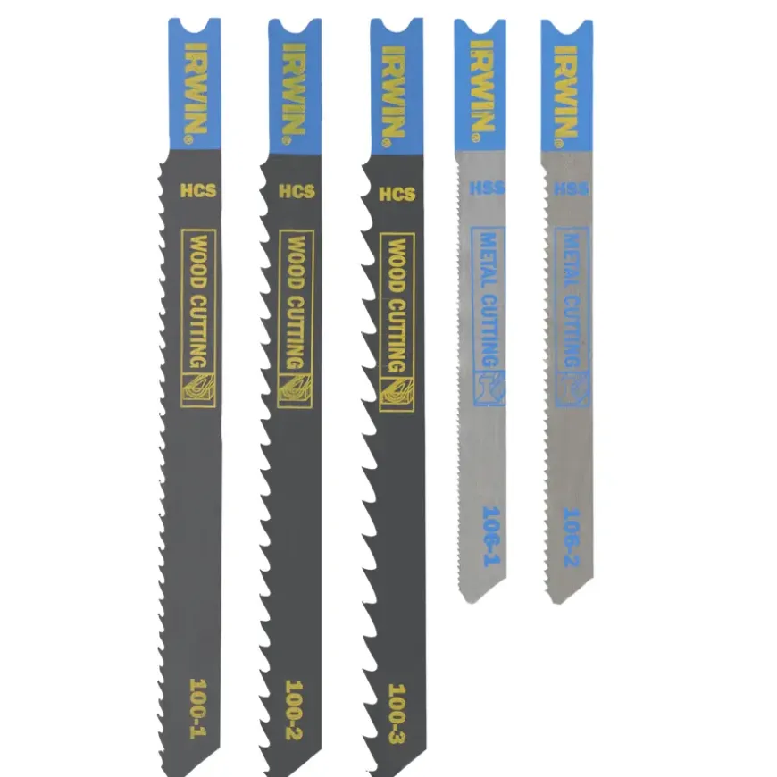 Irwin Pro decoupeerzaagbladenset U-aansluiting voor hout en metaal - 5-delig