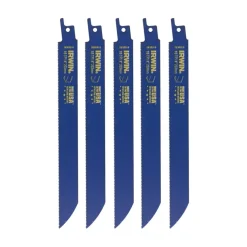 Irwin reciprozaagblad 18T voor metaal - 5 stuks - 200 mm