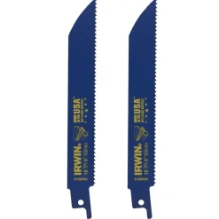Irwin reciprozaagblad vertanding 10T bi-metaal voor hout / metaal - 2 stuks - 150 mm