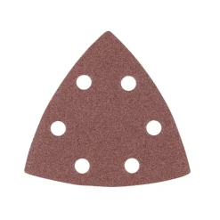 Irwin schuurvel driekhoek 95 x 95 mm zelfhechtend K80, 5 stuks