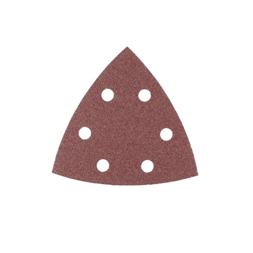 Irwin schuurvel driekhoek 95 x 95 mm zelfhechtend K60, 5 stuks