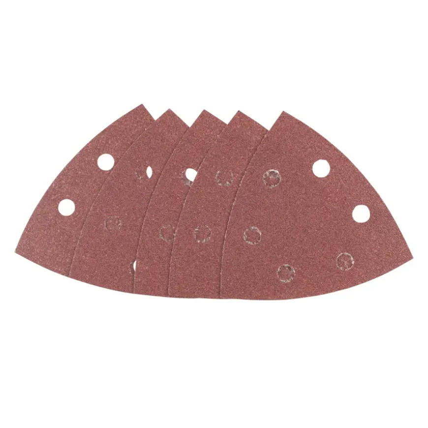 Irwin schuurvel driekhoek 95 x 95 mm zelfhechtend K120, 5 stuks