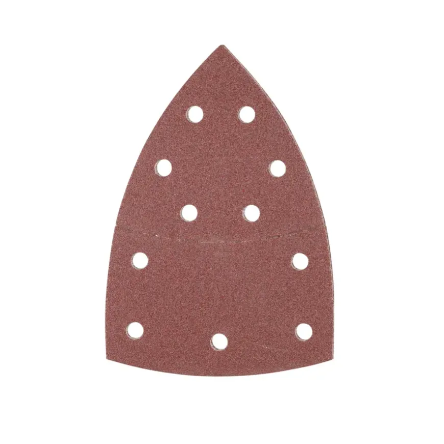 Irwin schuurvel voor multischuurmachines Bosch PSM, Skil, Lux, Metabo, zelfklevend K40/K80/K120/K180, 5 stuks