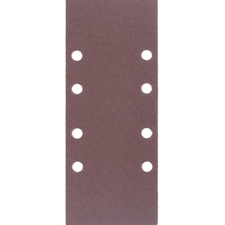 Irwin schuurvel 230 x 93 mm K40/K60/K100/K150/K220 voor klembevestiging, met perforatie voor Bosch, Skil, Gamma, Makita, Metabo, 5 stuks.