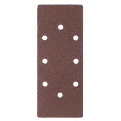 Irwin schuurvel 230 x 93 mm K40/K60/K100/K150/K220 voor klembevestiging, met perforatie voor B+D, 5 stuks.